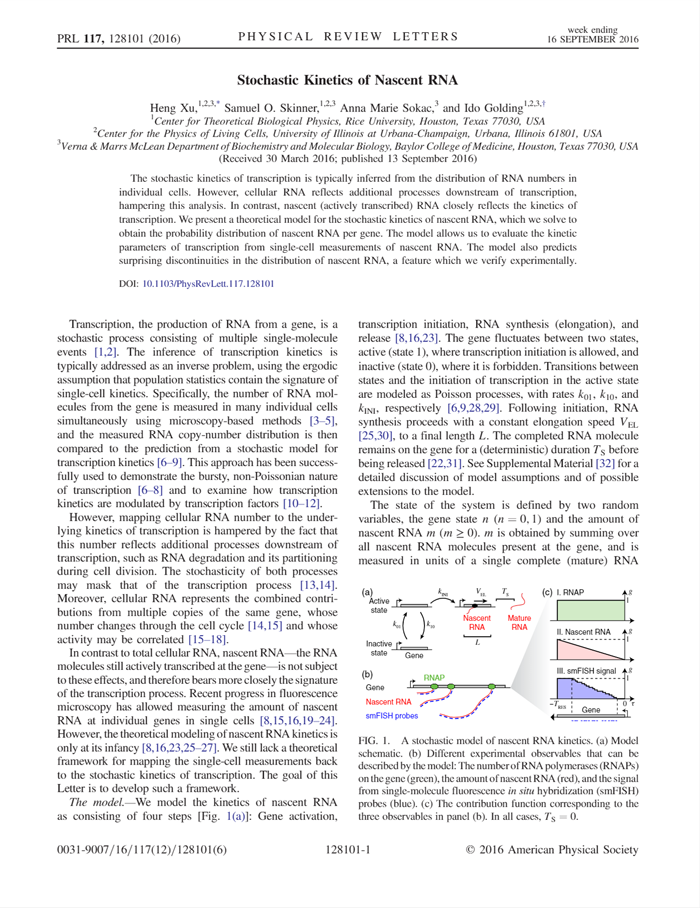 Xu et al., Phys. Rev. Lett. 2016 [PDF]